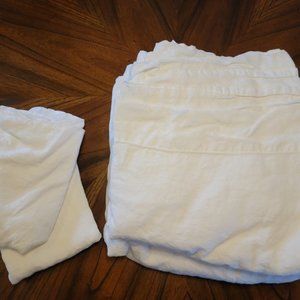 Parachute 100% linen queen sheet set, like new